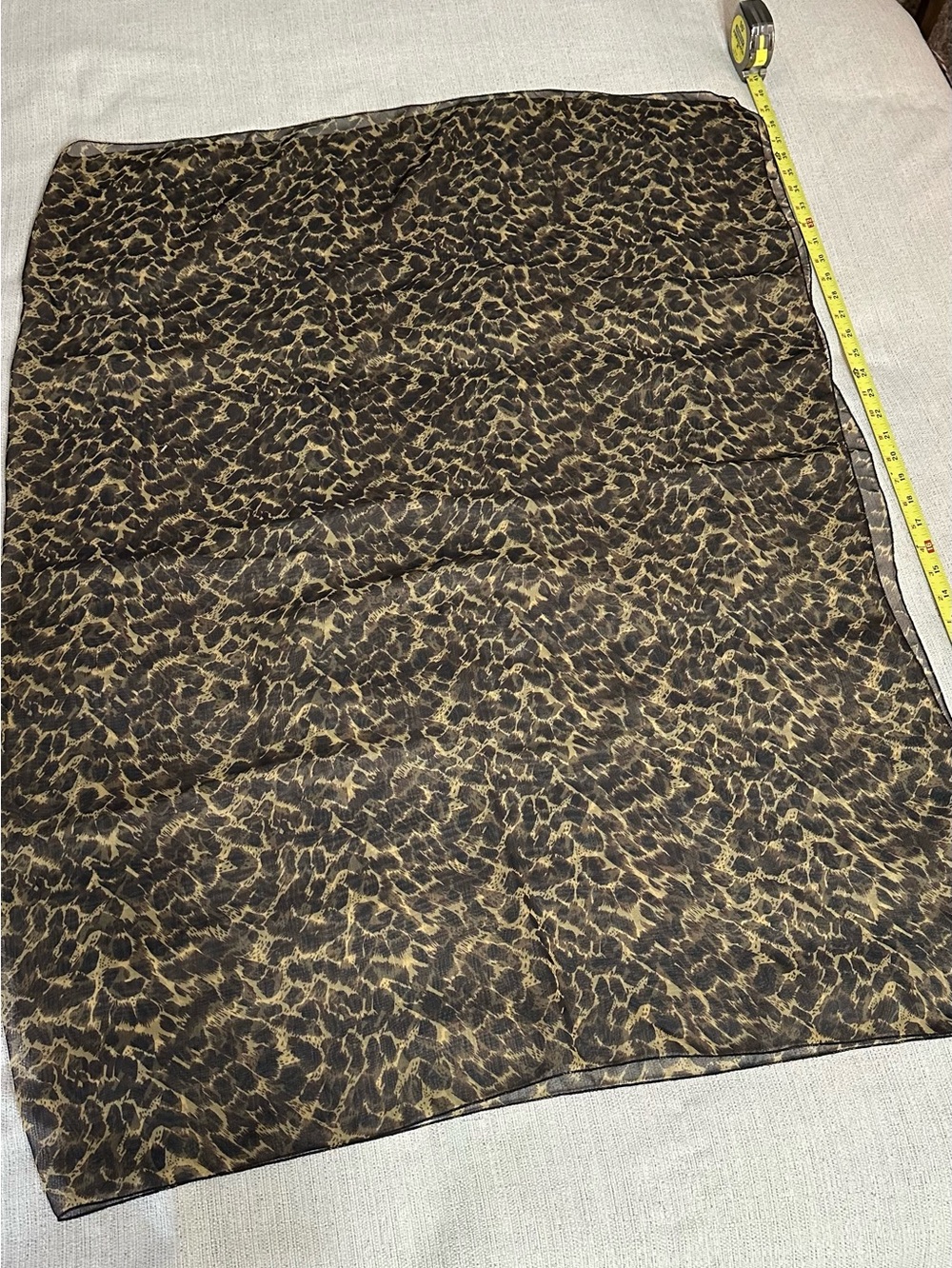 Vintage Brown Leopard Print 40” x 60”